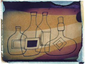 line bottles
